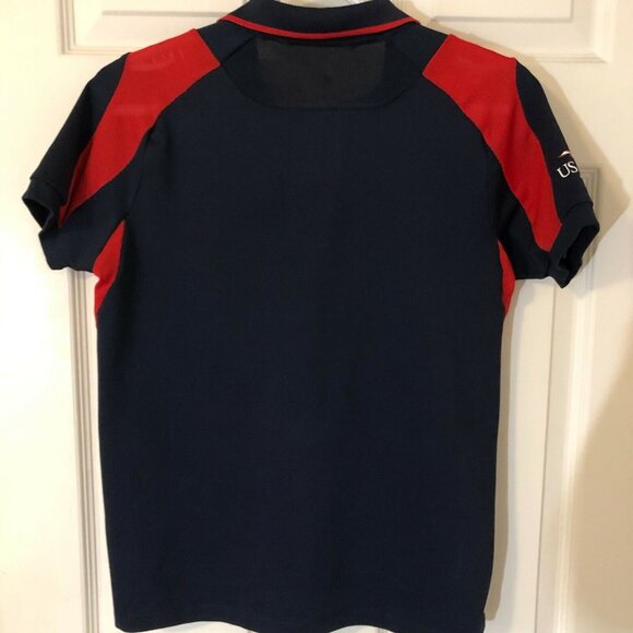 Ralph Lauren RLX US Open 2006 Womens Tennis Collared T Shirt Pony Size Medium - Picture 2 of 8